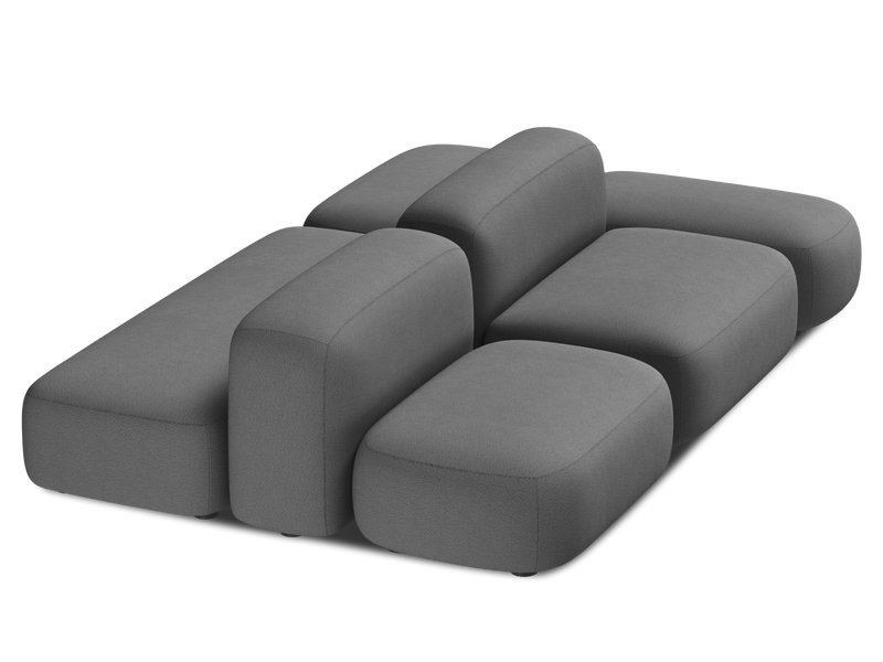 Диван модульный Риббл-7 Bucle Grafit