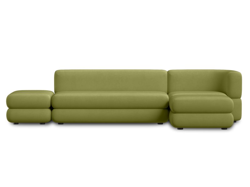 Диван модульный Брера-6 Velour Olive